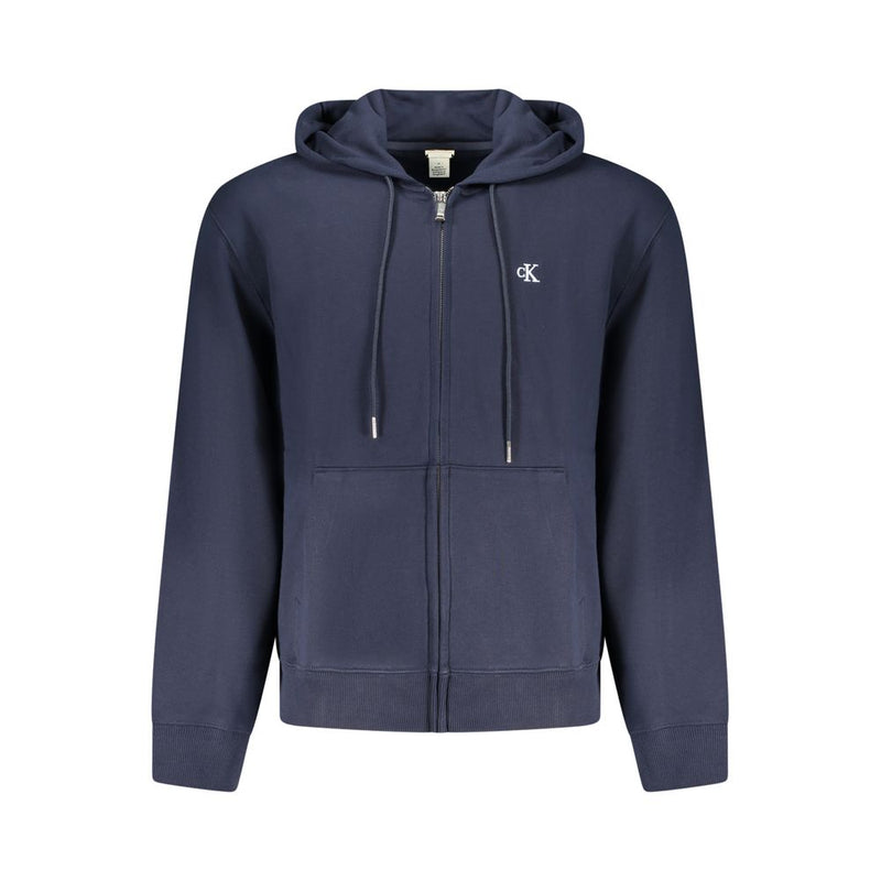 Calvin Klein Blue Cotton Sweatshirt
