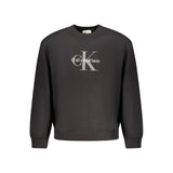 Sweat-shirt en coton noir Calvin Klein