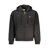 Sweat-shirt en coton noir Calvin Klein