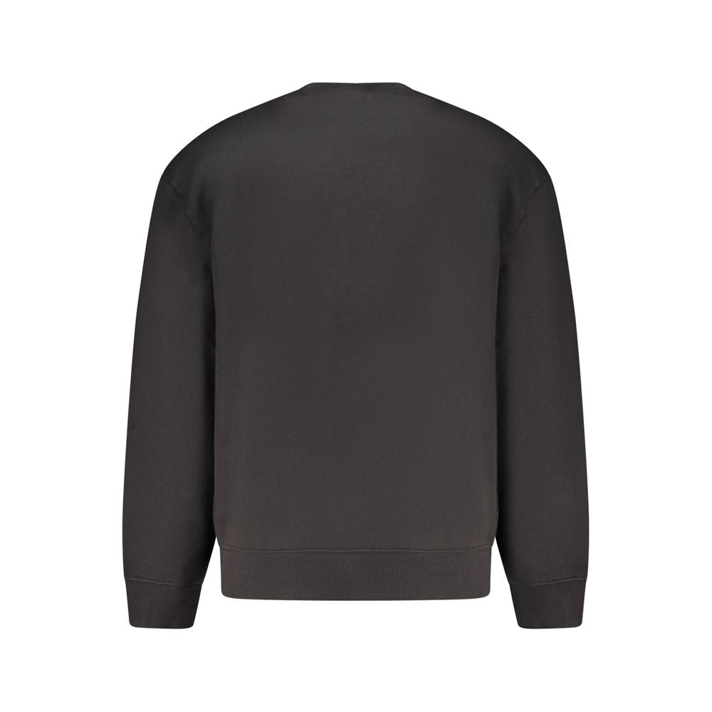 Sweat-shirt en coton noir Calvin Klein