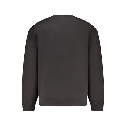 Sweat-shirt en coton noir Calvin Klein