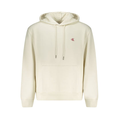 Sweat-shirt blanc en coton Calvin Klein