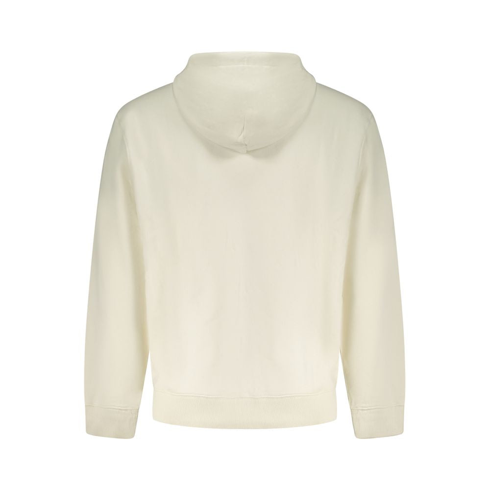 Sweat-shirt blanc en coton Calvin Klein