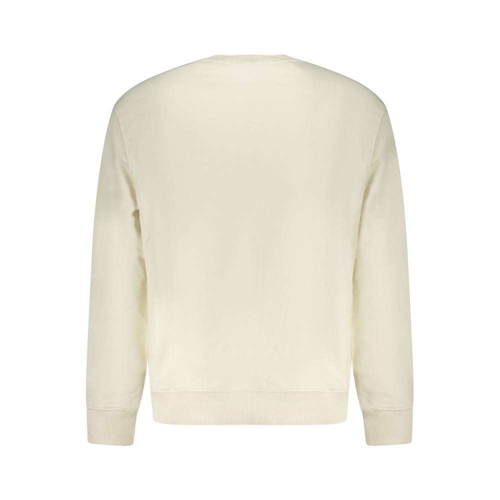 Sweat-shirt blanc en coton Calvin Klein