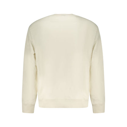 Sweat-shirt blanc en coton Calvin Klein