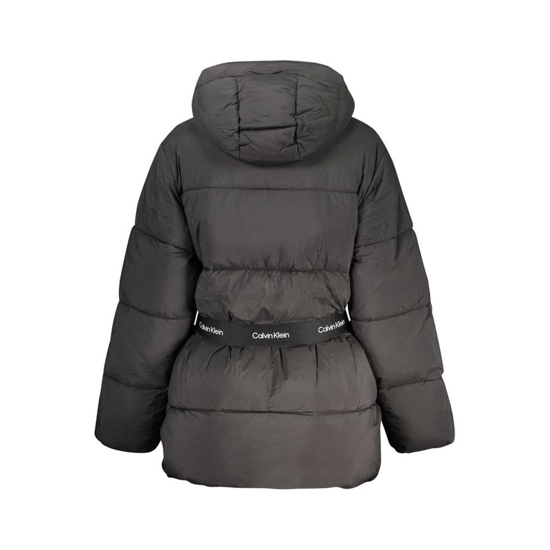 Calvin Klein Black Nylon Jacket & Coat - Élégance et Confort
