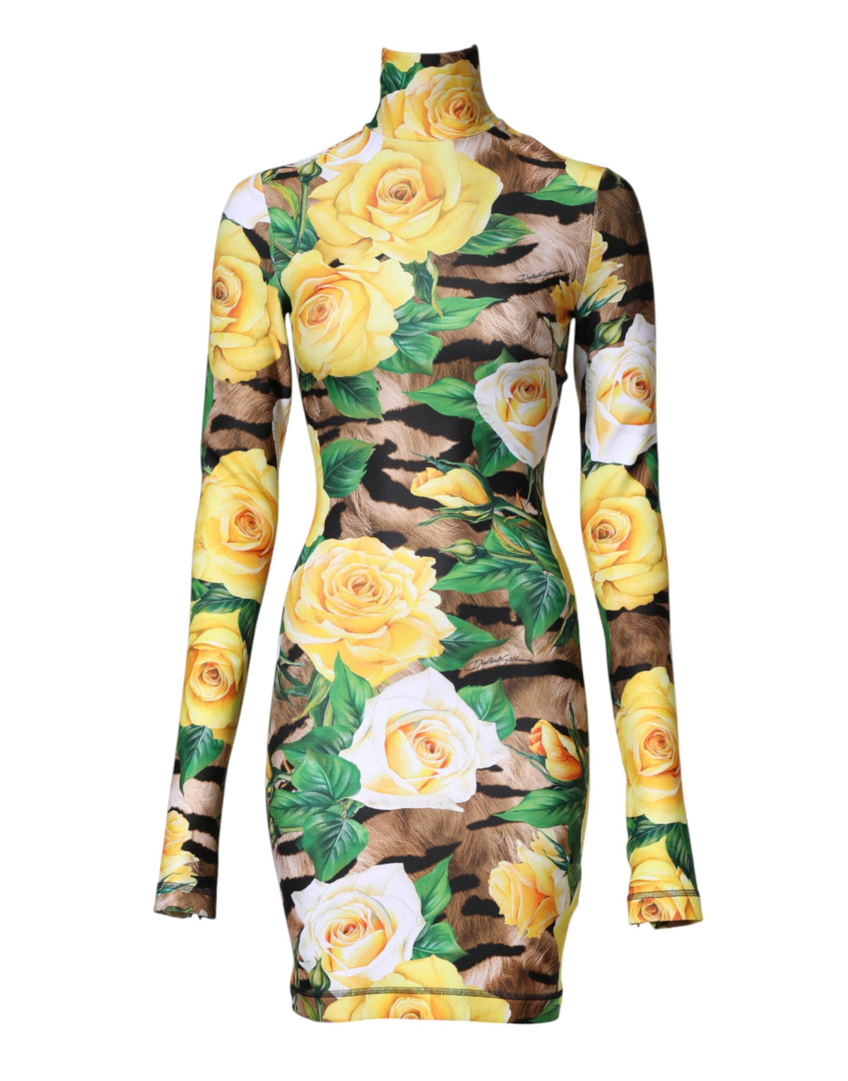 Dolce & Gabbana Robe Mini Imprimée Fleurie Multicolore