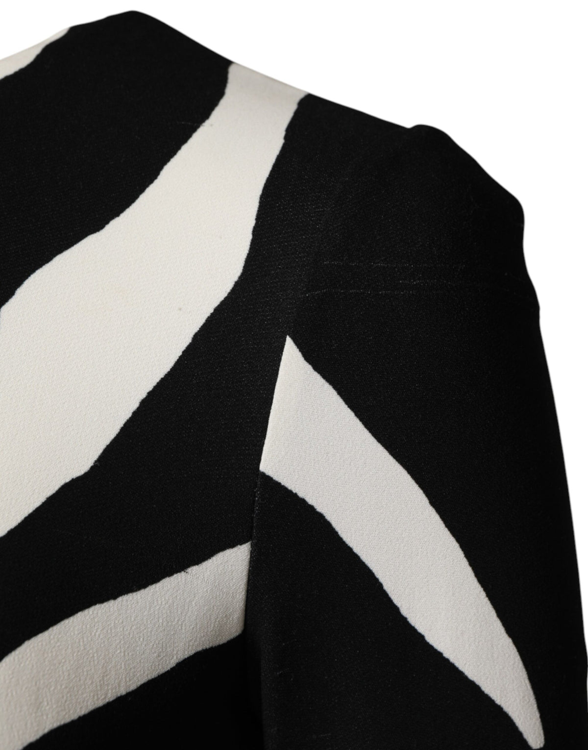 Robe Midi Sheath Viscose Zebra Noir et Blanc Dolce & Gabbana