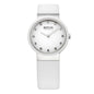 BERING White Fur Dress Watch
