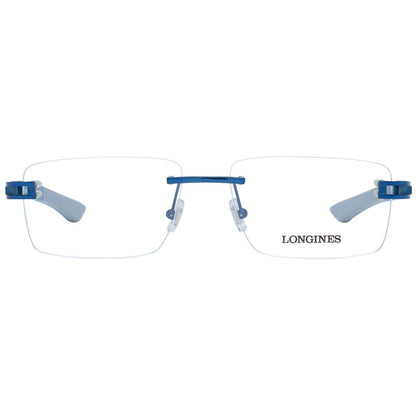 Lunettes Longines en métal bleu (montures)