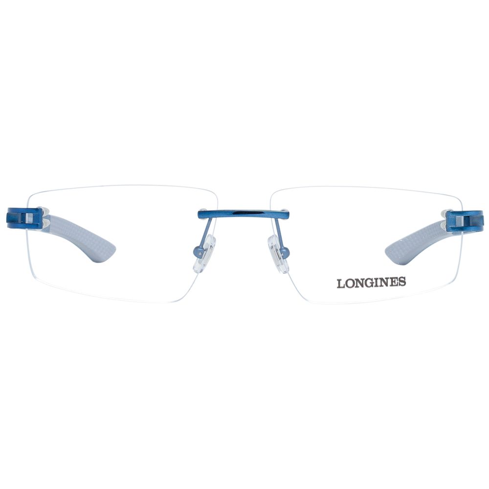 Lunettes Longines en métal bleu (montures)