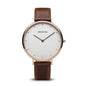 BERING Brown Fur Dress Watch