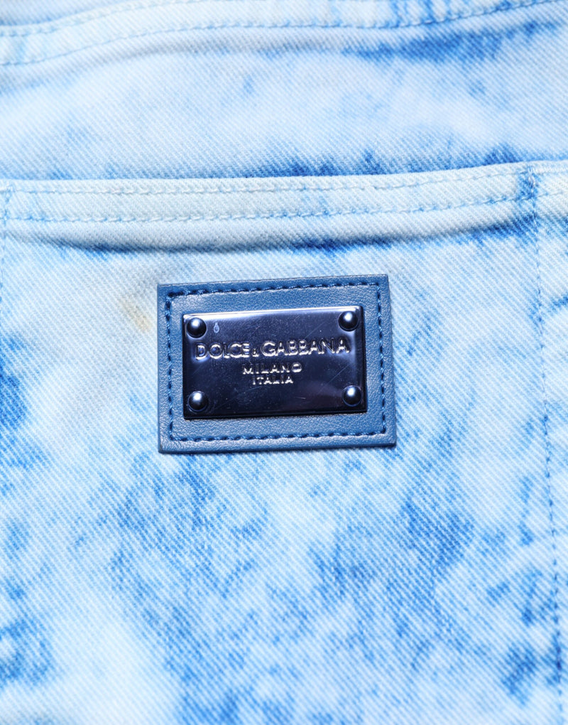 Dolce & Gabbana Light Blue High Waist Skinny Denim Jeans
