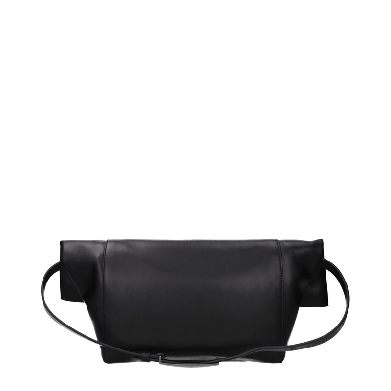 Max Mara Black Leather Shoulder Bag - Élégant et Polyvalent