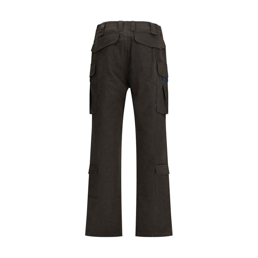 Pantalon cargo en coton marron GR10K