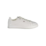 Tommy Hilfiger White Polyester Sneaker - Stylish Comfort