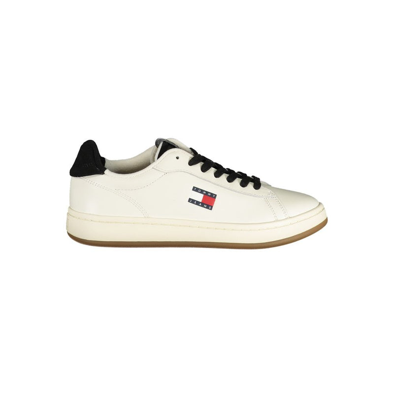 Tommy Hilfiger Women's White Polyester Sneaker - EU36/US6