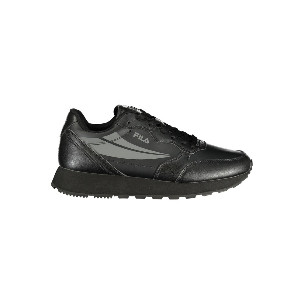 Fila Black Polyester Sneaker - Comfortable Athletic Footwear