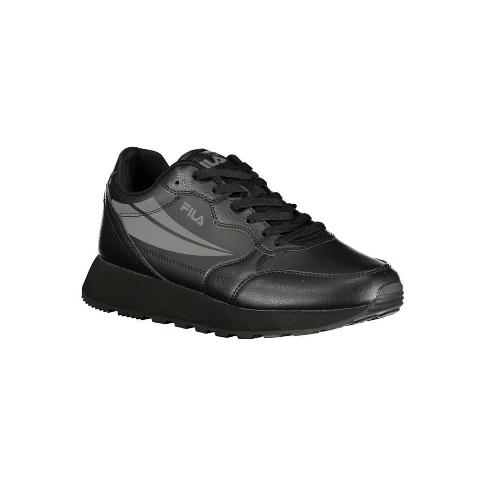 Fila Black Polyester Sneaker - Comfortable Athletic Footwear
