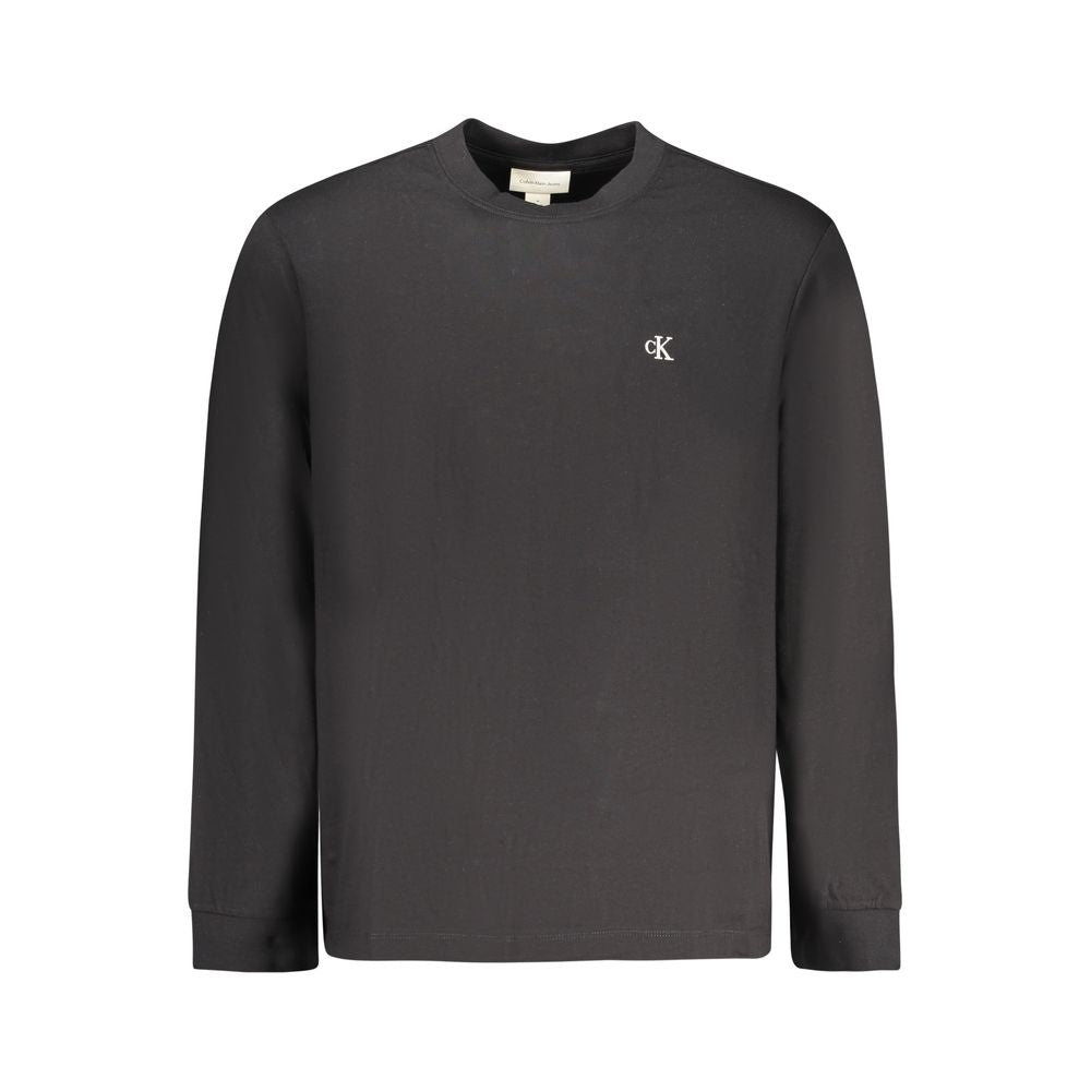 T-shirt en coton noir Calvin Klein