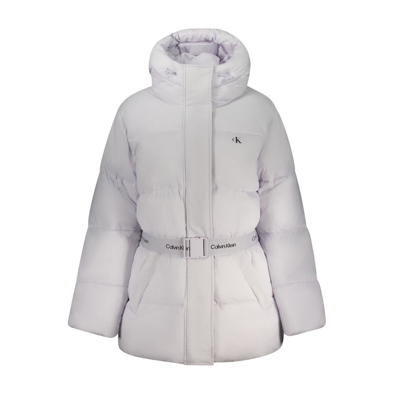 Veste et Manteau en Nylon Violet Calvin Klein - Élégant et Polyvalent