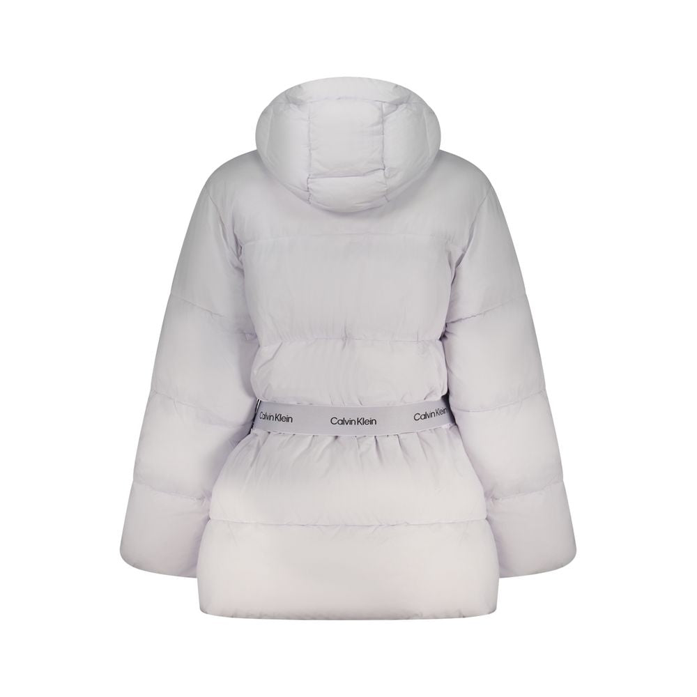 Veste et Manteau en Nylon Violet Calvin Klein - Élégant et Polyvalent
