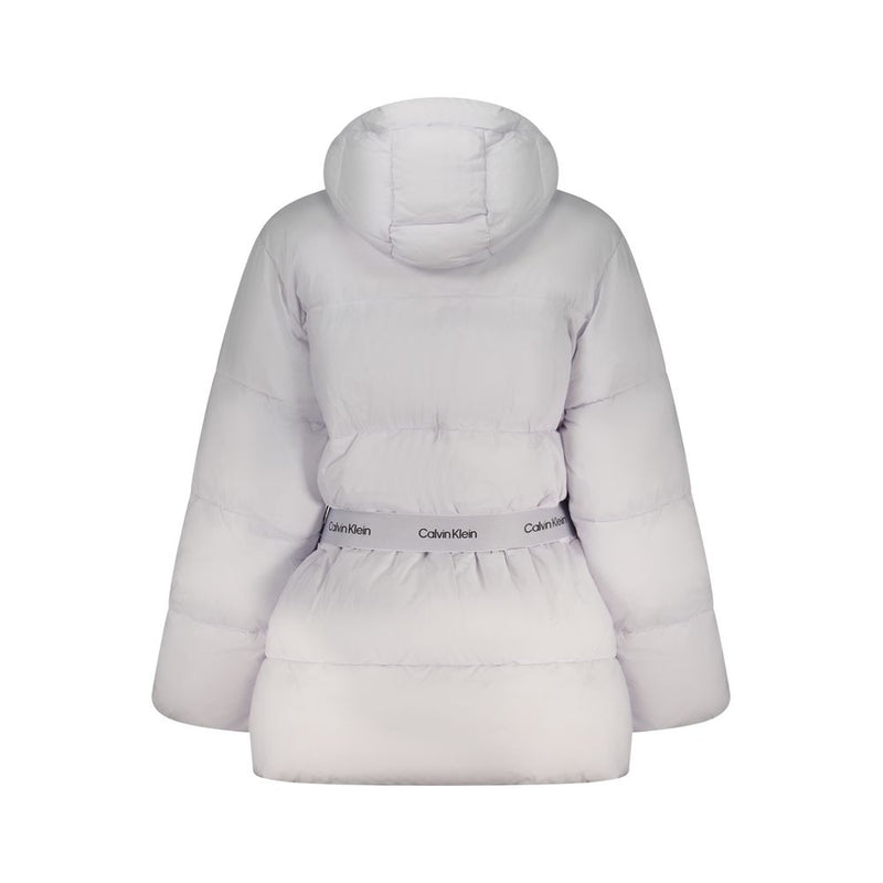 Veste et Manteau en Nylon Violet Calvin Klein - Élégant et Polyvalent