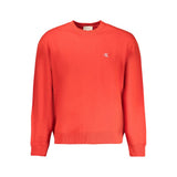 Sweat-shirt en coton rouge Calvin Klein