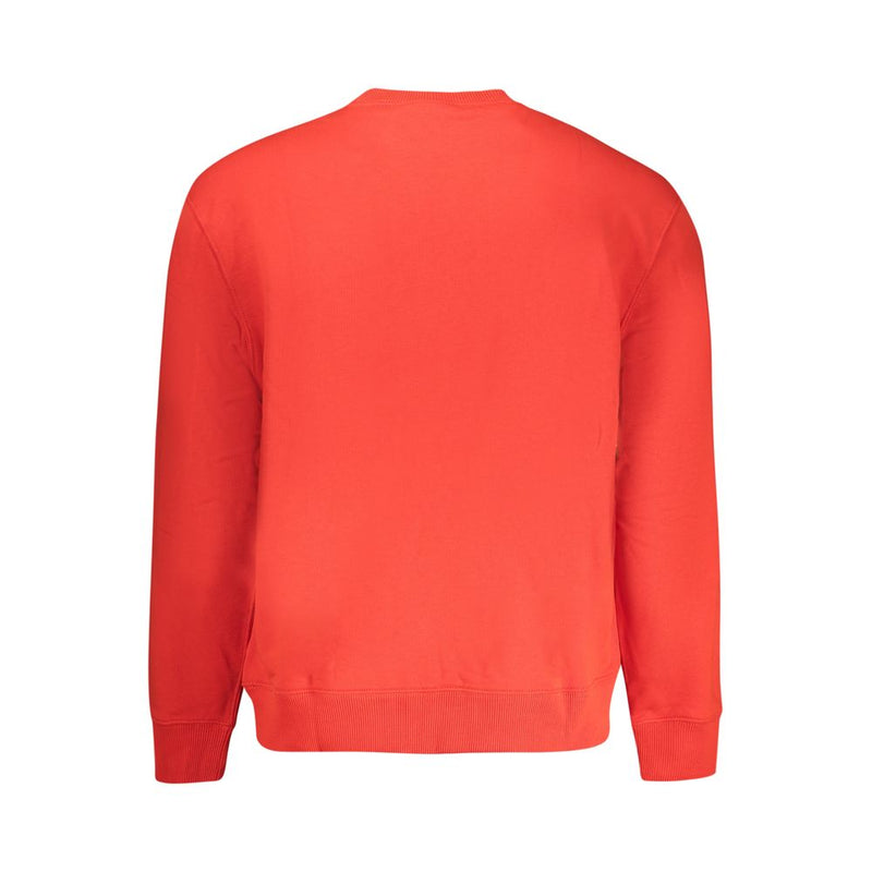 Calvin Klein Rode Katoenen Sweatshirt