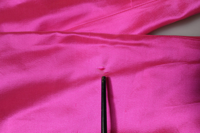 Dolce & Gabbana Pink Silk High Waist Dress Trousers