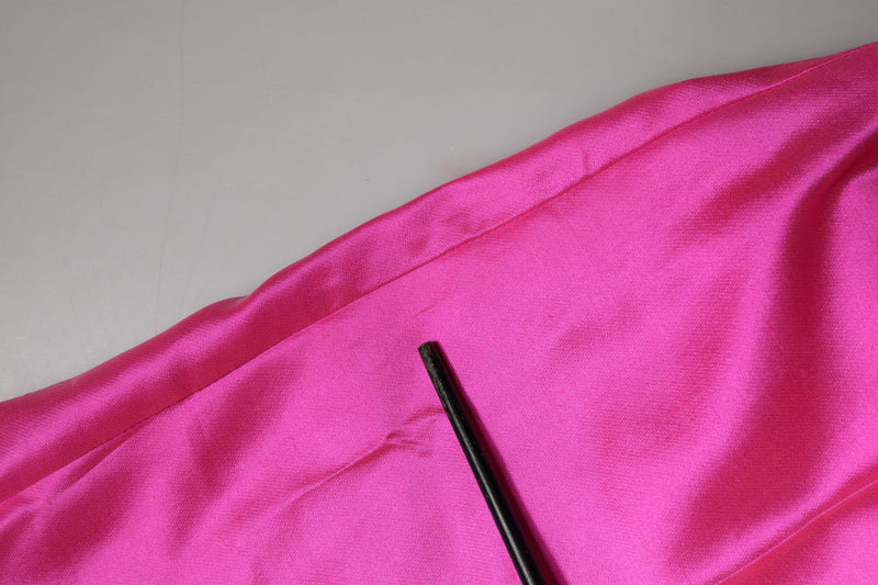 Dolce & Gabbana Pink Silk High Waist Dress Trousers