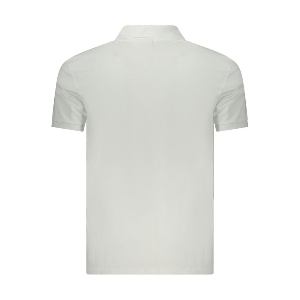 Polo en coton blanc Calvin Klein
