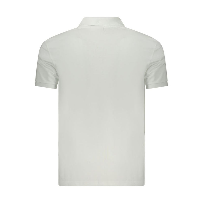 Calvin Klein wit katoenen poloshirt
