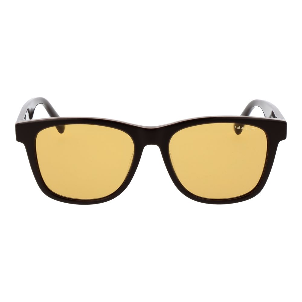 Lunettes de soleil Gant en acétate marron