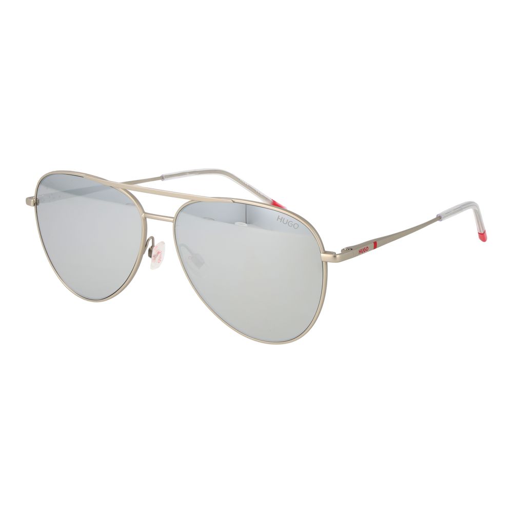 Hugo Boss Silver Metal Sunglasses for Men