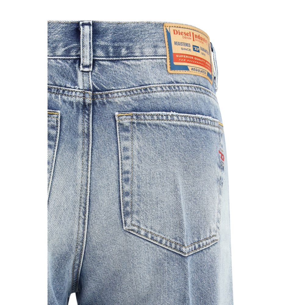 Diesel D-Akemi Women's Blue Cotton Bootcut Jeans
