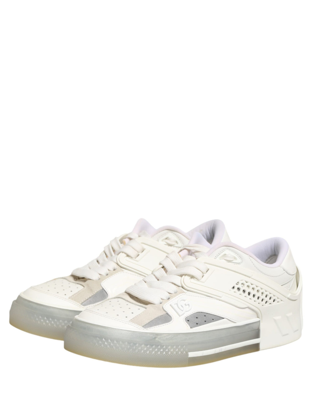 Dolce & Gabbana White DG Logo CUSTOM 2.Zero Sneakers