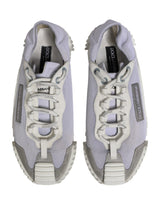 Dolce & Gabbana White Lace Up Low Top NS1 Sneakers for Men