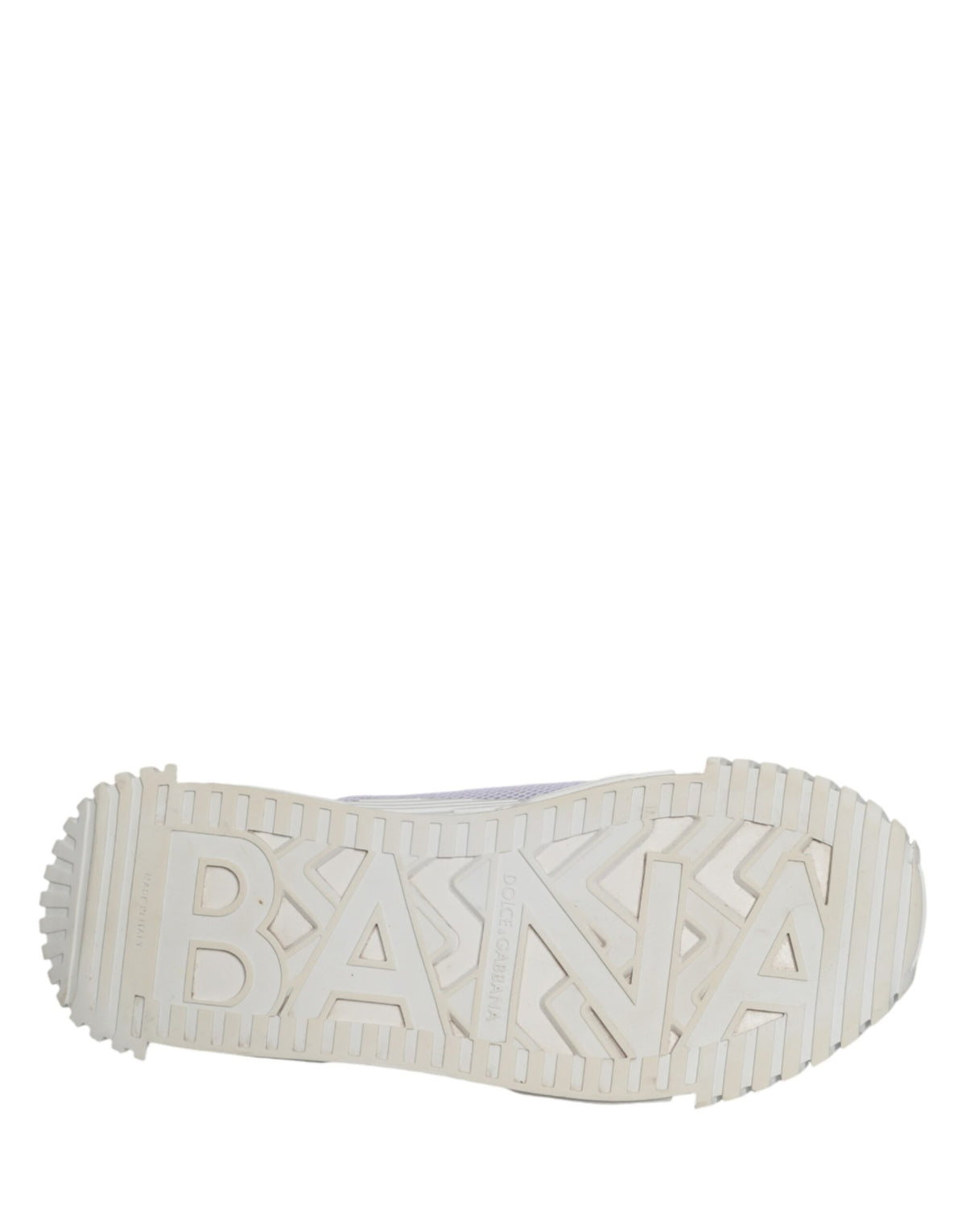 Dolce & Gabbana White Lace Up Low Top NS1 Sneakers for Men