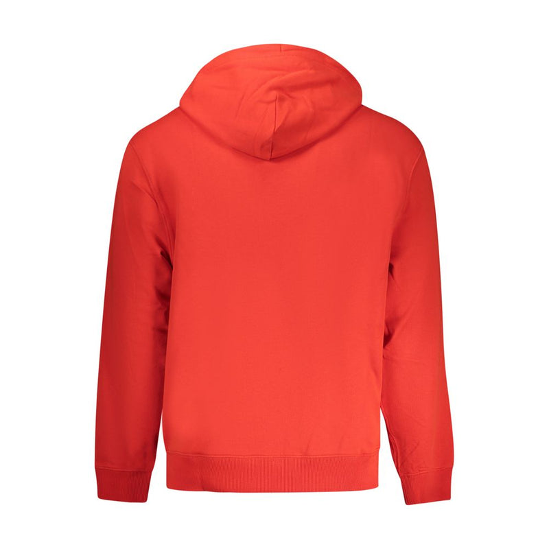 Sweat-shirt en coton rouge Calvin Klein