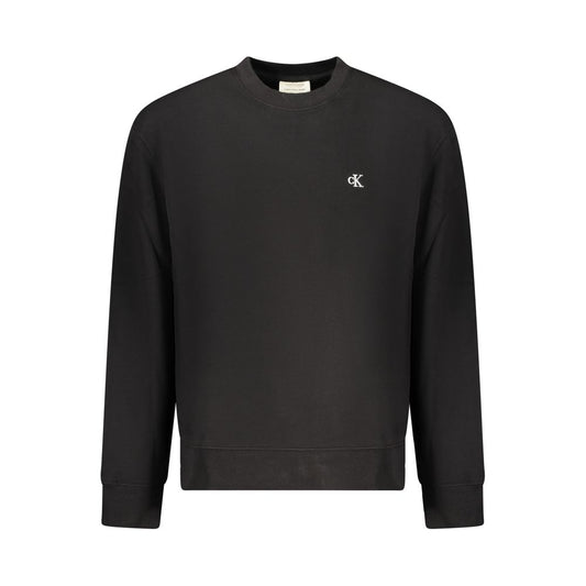 Calvin Klein Black Cotton Sweatshirt - Stylish Comfort