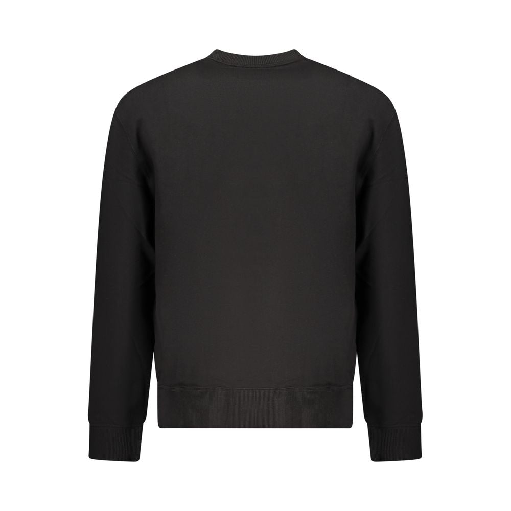 Calvin Klein Black Cotton Sweatshirt - Élégance et Confort