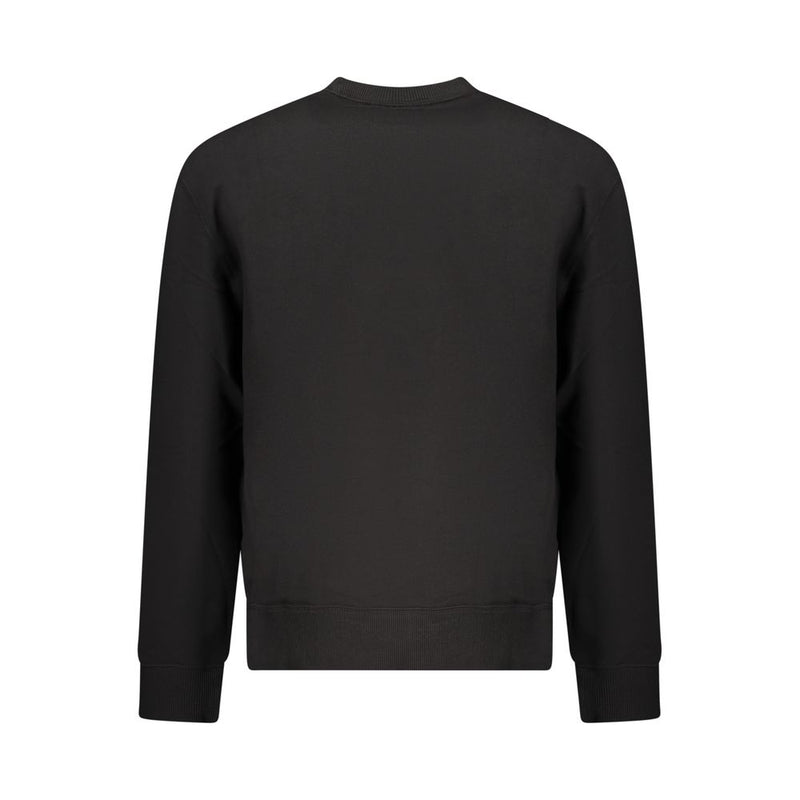 Calvin Klein Black Cotton Sweatshirt - Élégance et Confort