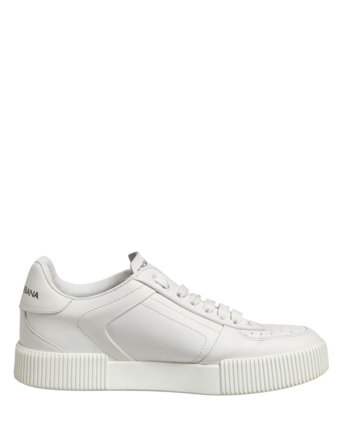 Dolce & Gabbana White MIAMI Calf Low Top Men Sneakers