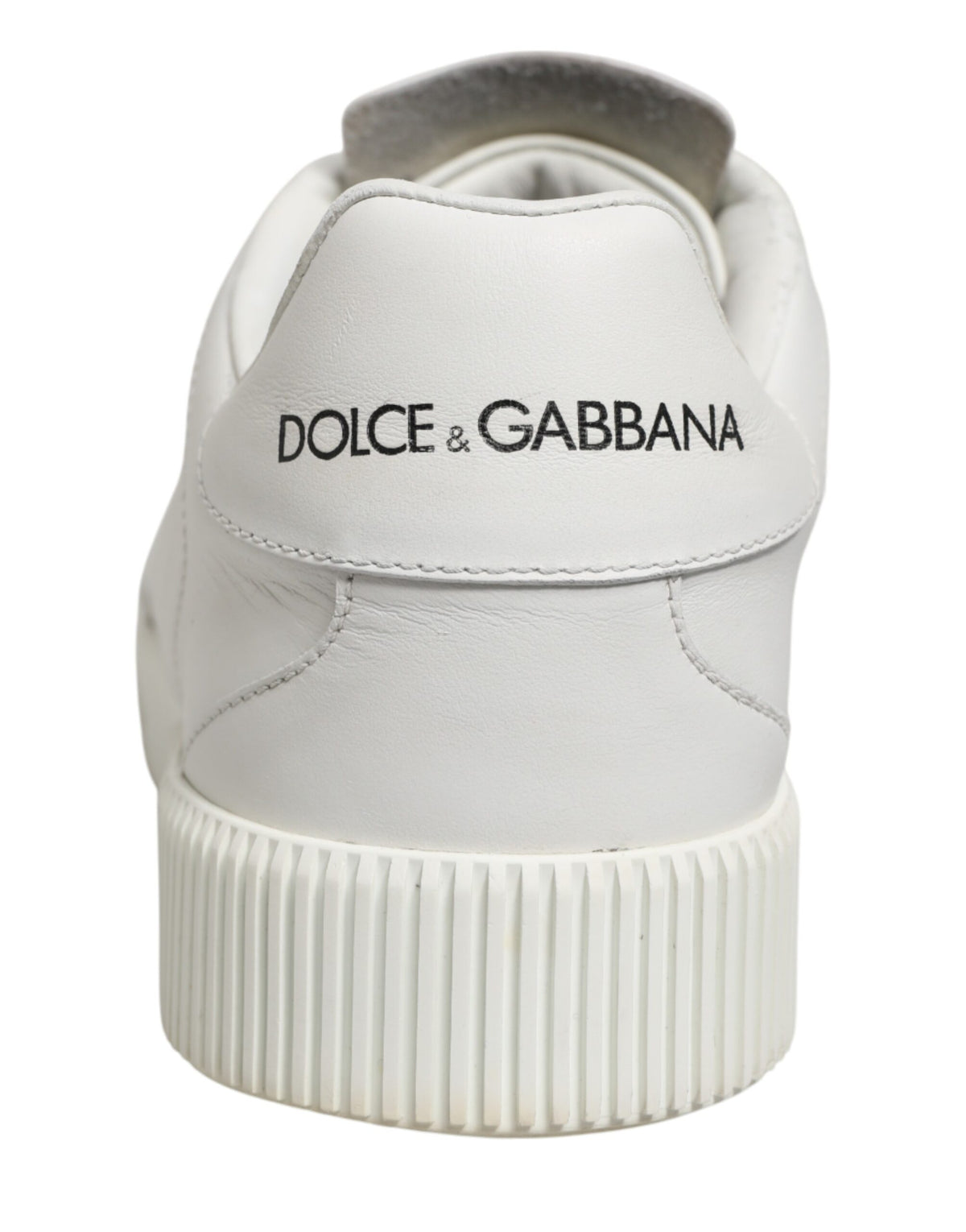 Dolce & Gabbana White MIAMI Calf Low Top Men Sneakers