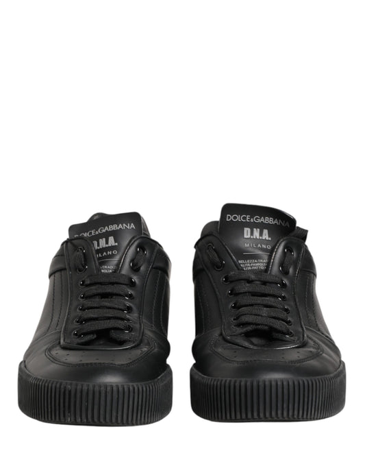Dolce & Gabbana Black MIAMI Calf Low Top Men Sneakers