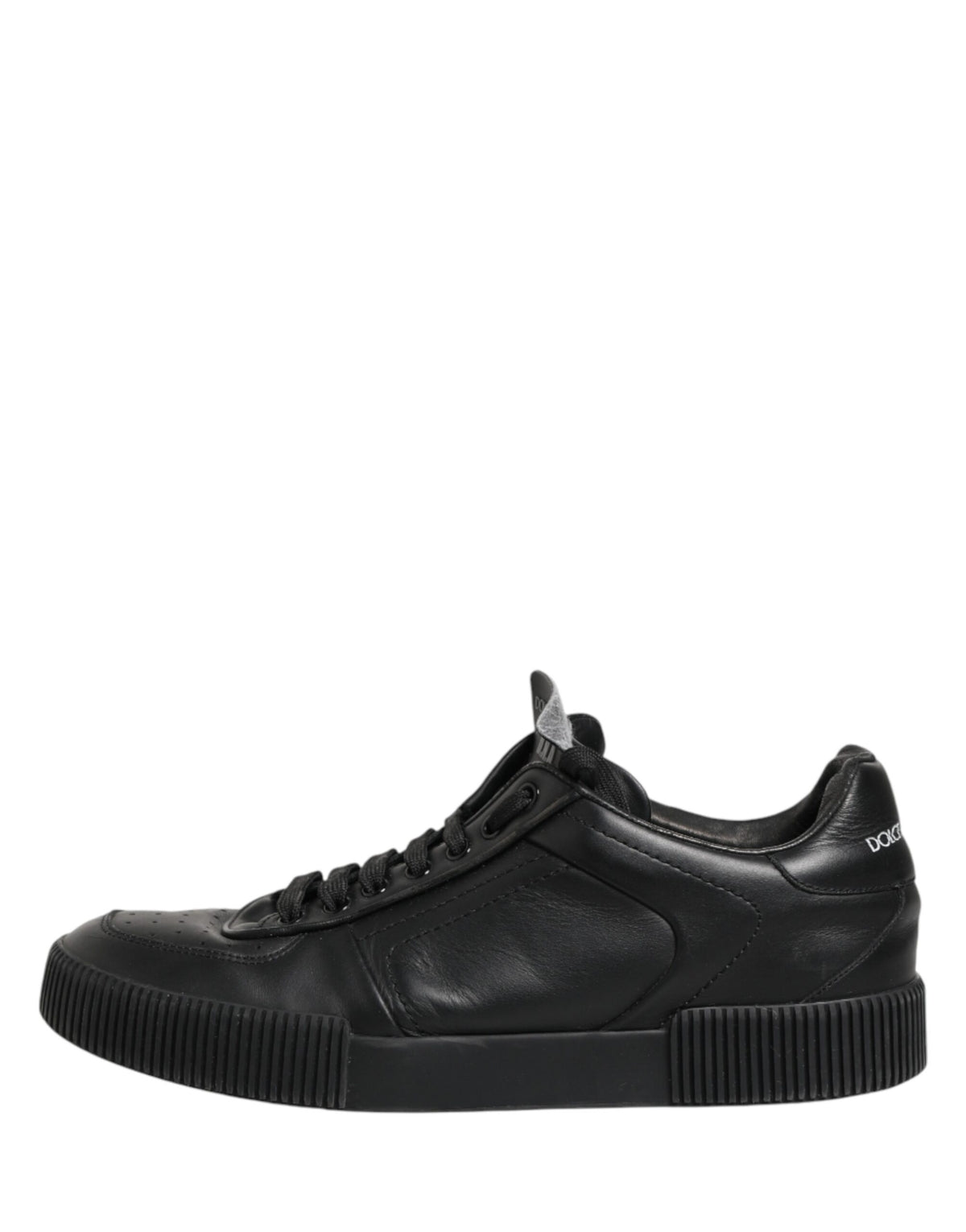 Dolce & Gabbana Black MIAMI Calf Low Top Men Sneakers