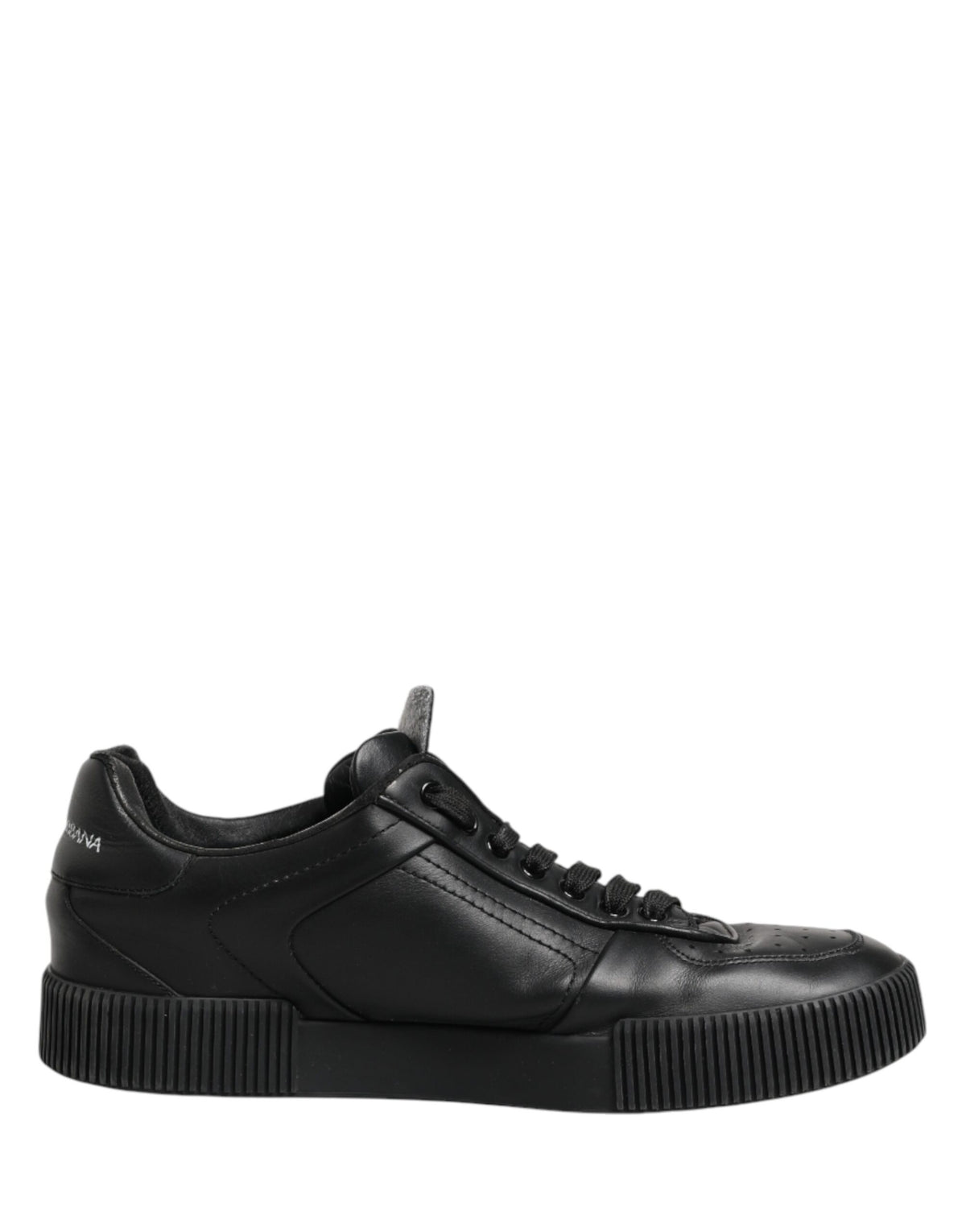Dolce & Gabbana Black MIAMI Calf Low Top Men Sneakers