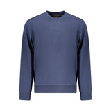 Sweat-shirt en coton bleu Hugo Boss
