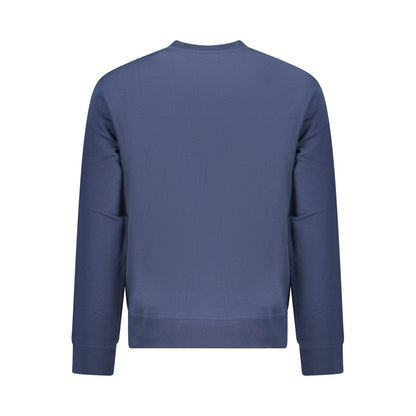Sweat-shirt en coton bleu Hugo Boss